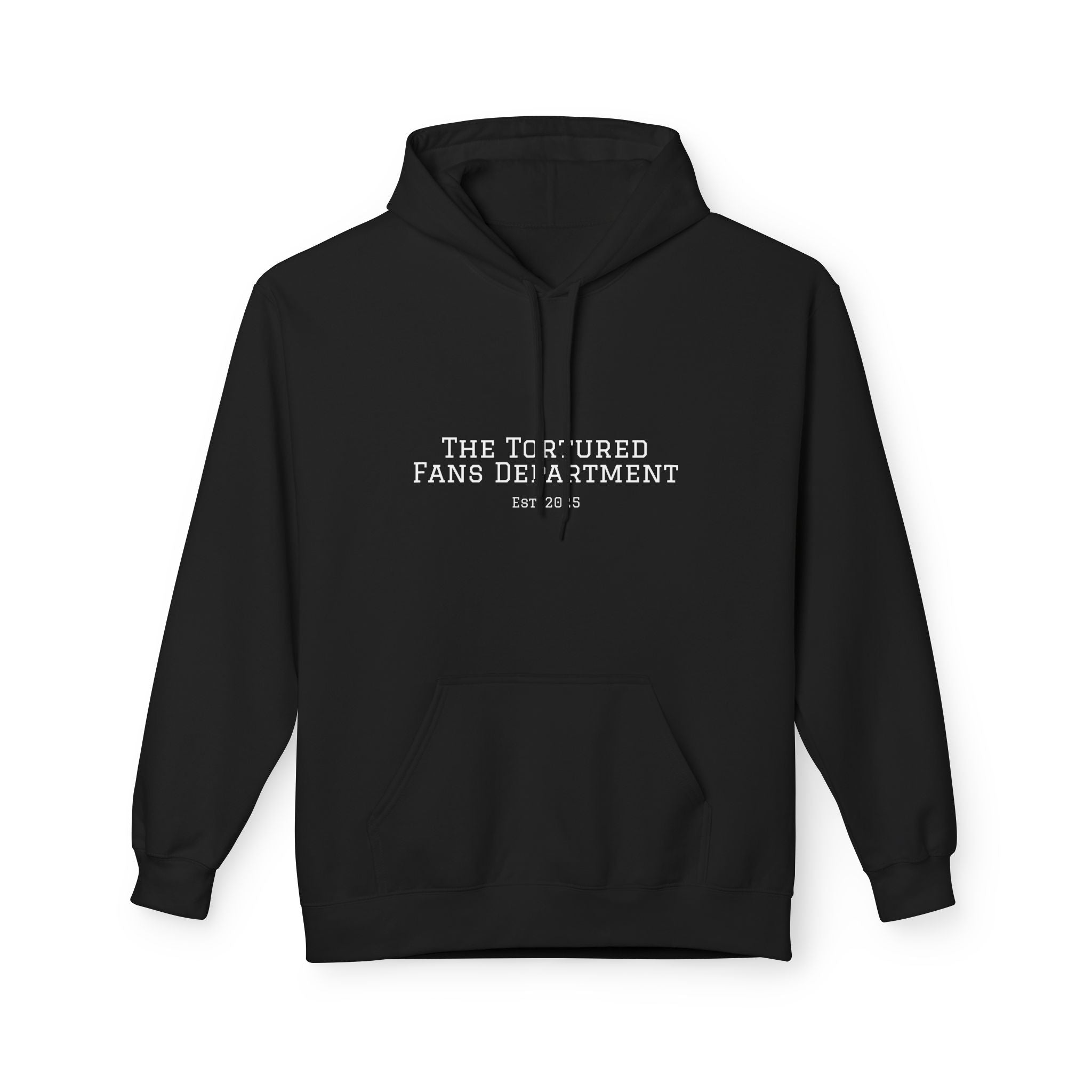 Tortured Fans Department Hoodie, Cozy Unisex Sweatshirt, Perfect for Fans, Gift for Occasions, Casual Wear, Fleece Pullover