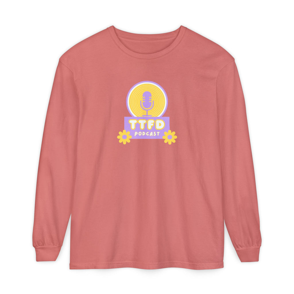 TTFD Floral Mic Long-Sleeve Tee