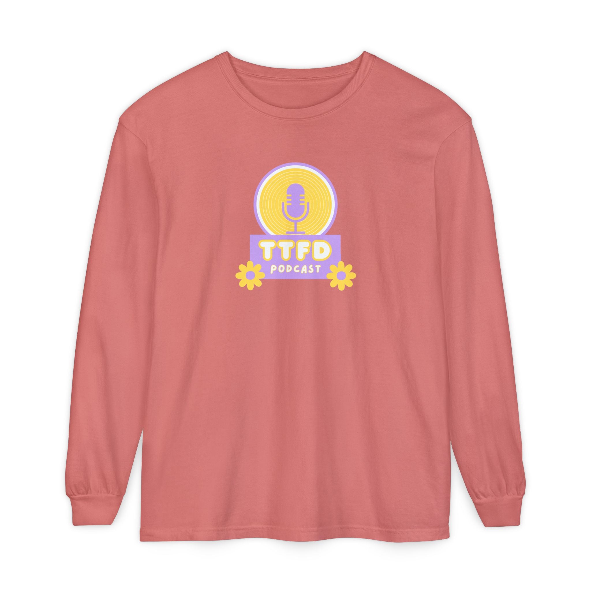 TTFD Floral Mic Long-Sleeve Tee