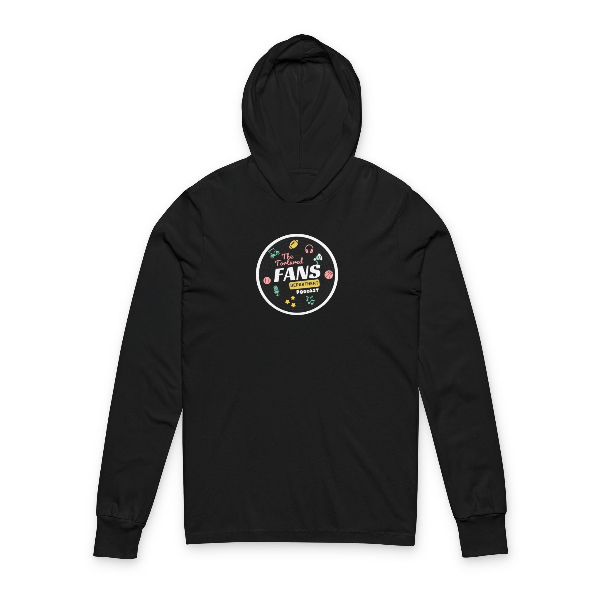Lightweight Hooded Tee (Podcast Logo)