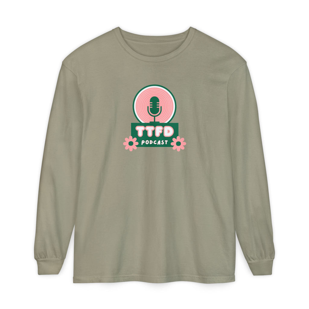 TTFD Floral Mic Long-Sleeve Tee