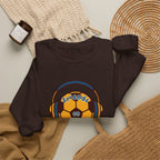 Crewneck Sweatshirt — 'Friends on Football' Headphones Logo