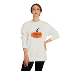Autumn Pumpkin Sweatshirt - Cozy Fall Apparel, Seasonal Gift, Unisex Crew Neck, Halloween Wear, Pumpkin Spice Lover