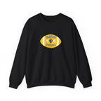 Tortured Fans Dept. Football Crewneck Sweatshirt (Yellow Logo)