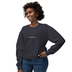 Minimalist "Saturated Fan" Crewneck Sweatshirt