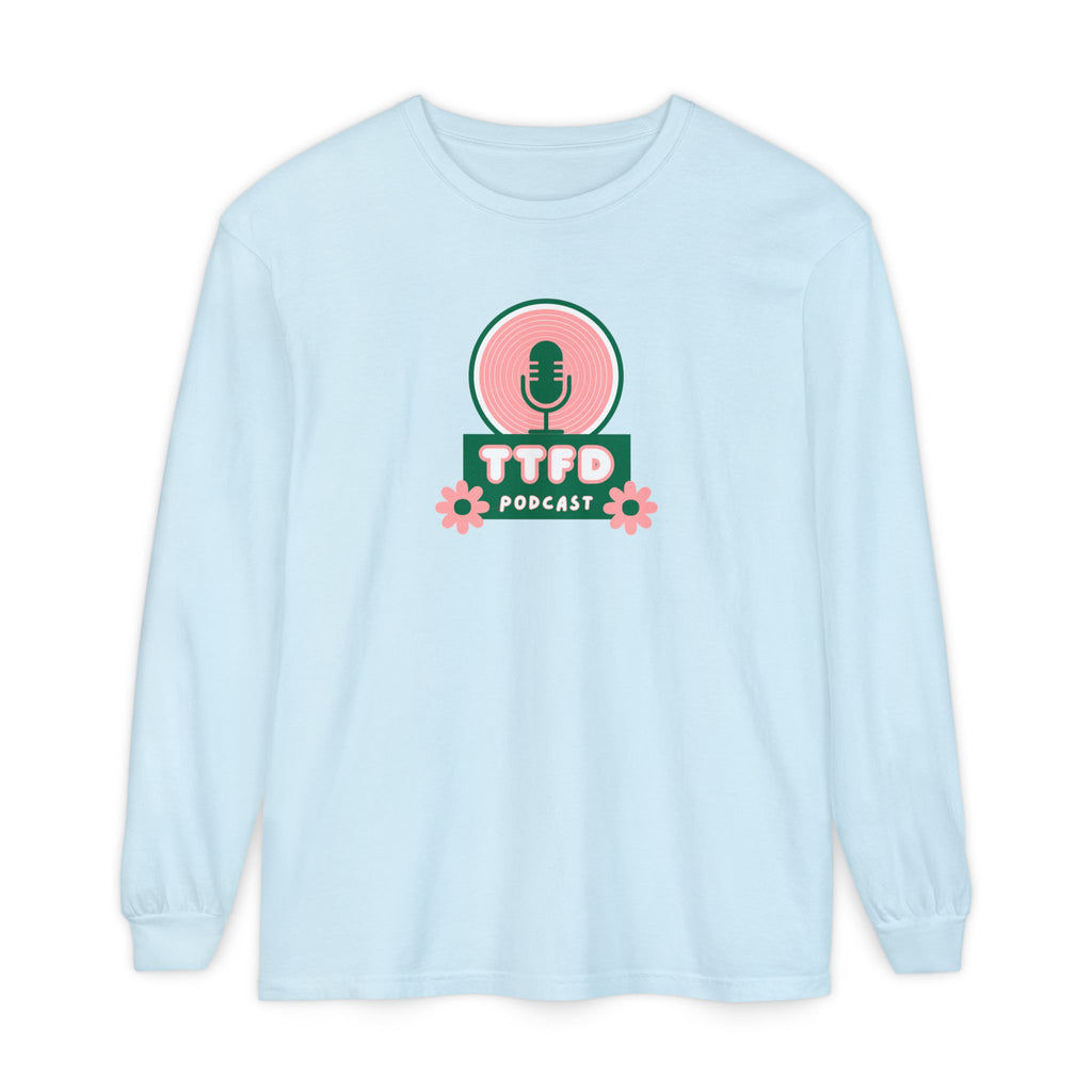 TTFD Floral Mic Long-Sleeve Tee