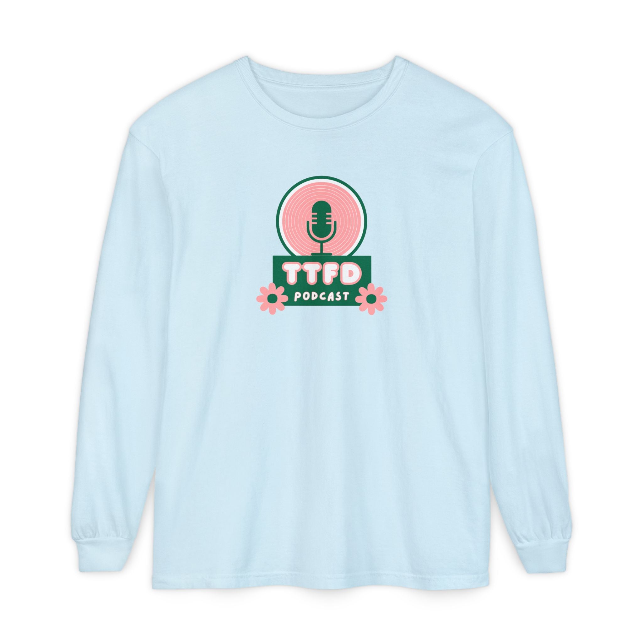 TTFD Floral Mic Long-Sleeve Tee