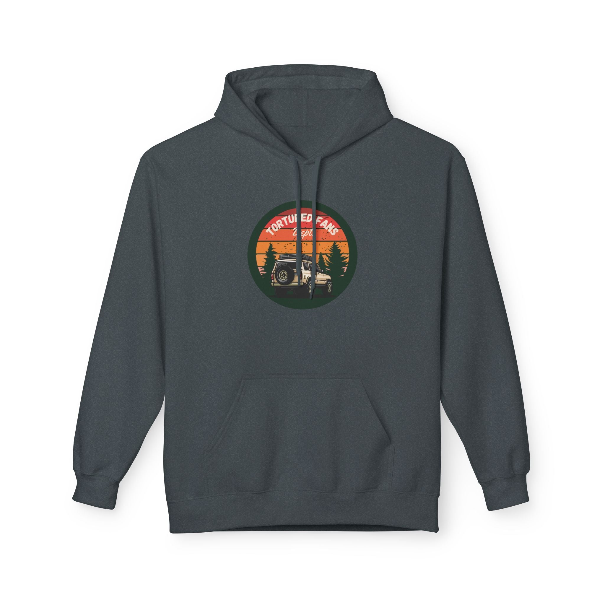 Adventure Jeep Hoodie – "I Don't Need Therapy, I Just Need My Jeep" Vintage Sunset