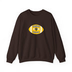 Tortured Fans Dept. Football Crewneck Sweatshirt (Yellow Logo)