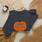 Crewneck Sweatshirt — Pumpkin "Tortured Fan" Halloween Graphic