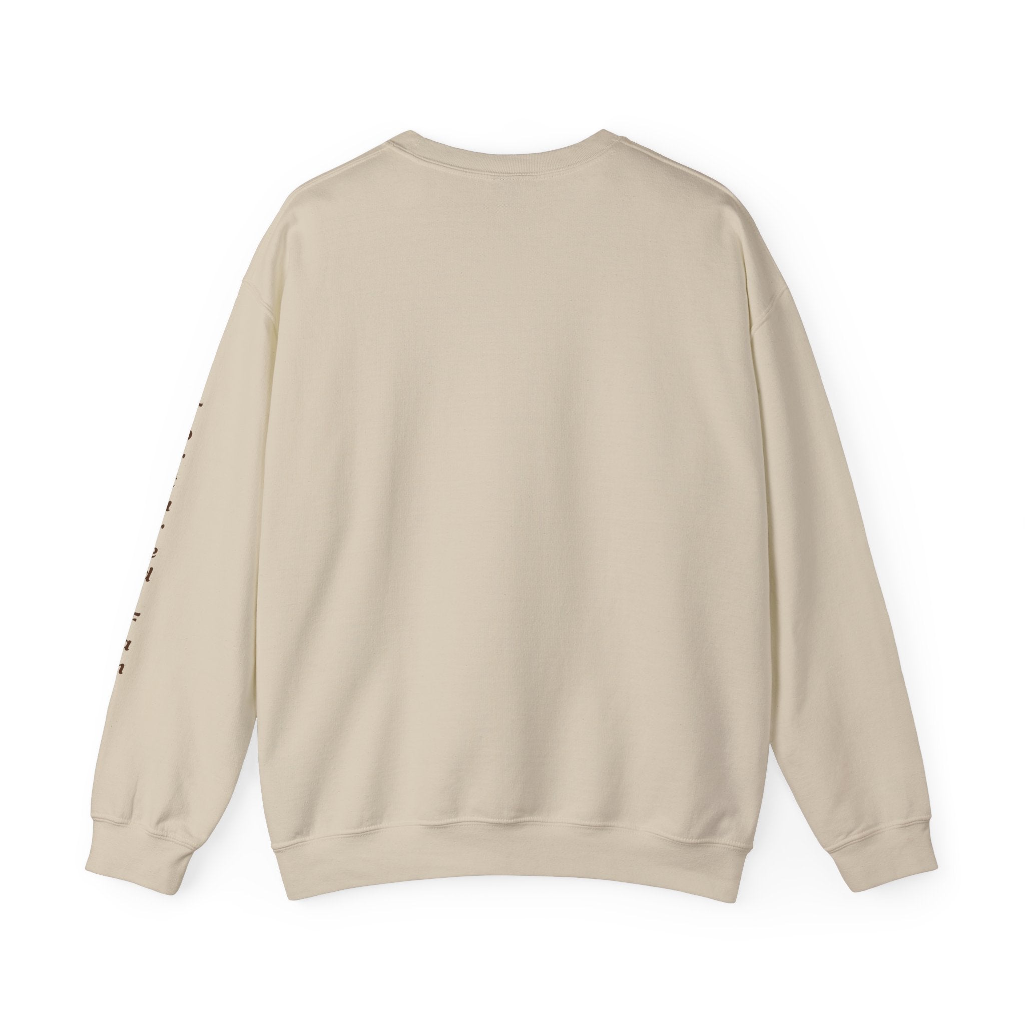 Fall Leaves & Pumpkins Crewneck Sweatshirt — Autumn Graphic Pullover