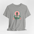 T‑Shirt — TTFD Podcast Logo Tee (Microphone & Flowers)