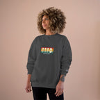 Champion Sweatshirt — Retro Stripes "WYD Podcast" Crewneck