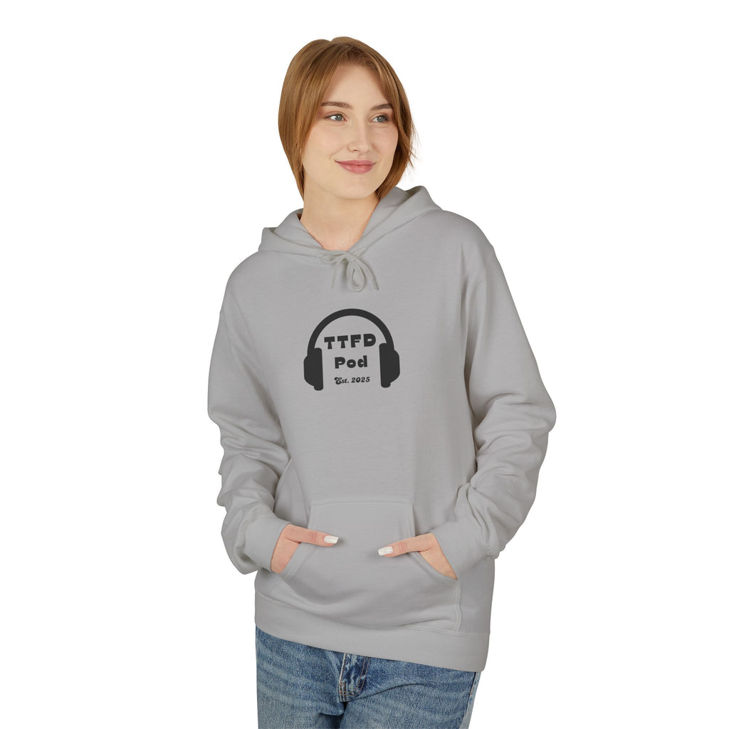 Headphones Alt Logo - Fleece Hoodie (Unisex)