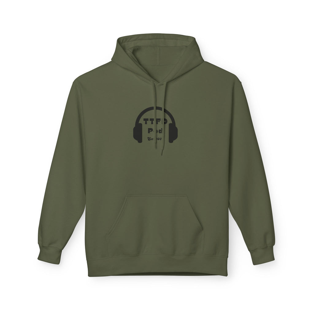 Headphones Alt Logo - Fleece Hoodie (Unisex)