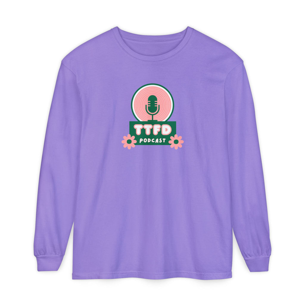 TTFD Floral Mic Long-Sleeve Tee