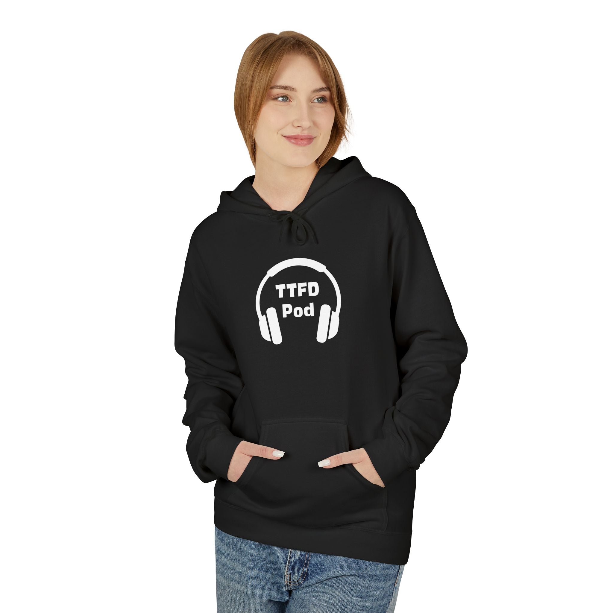 Midweight Fleece Hoodie (Headphone Logo)