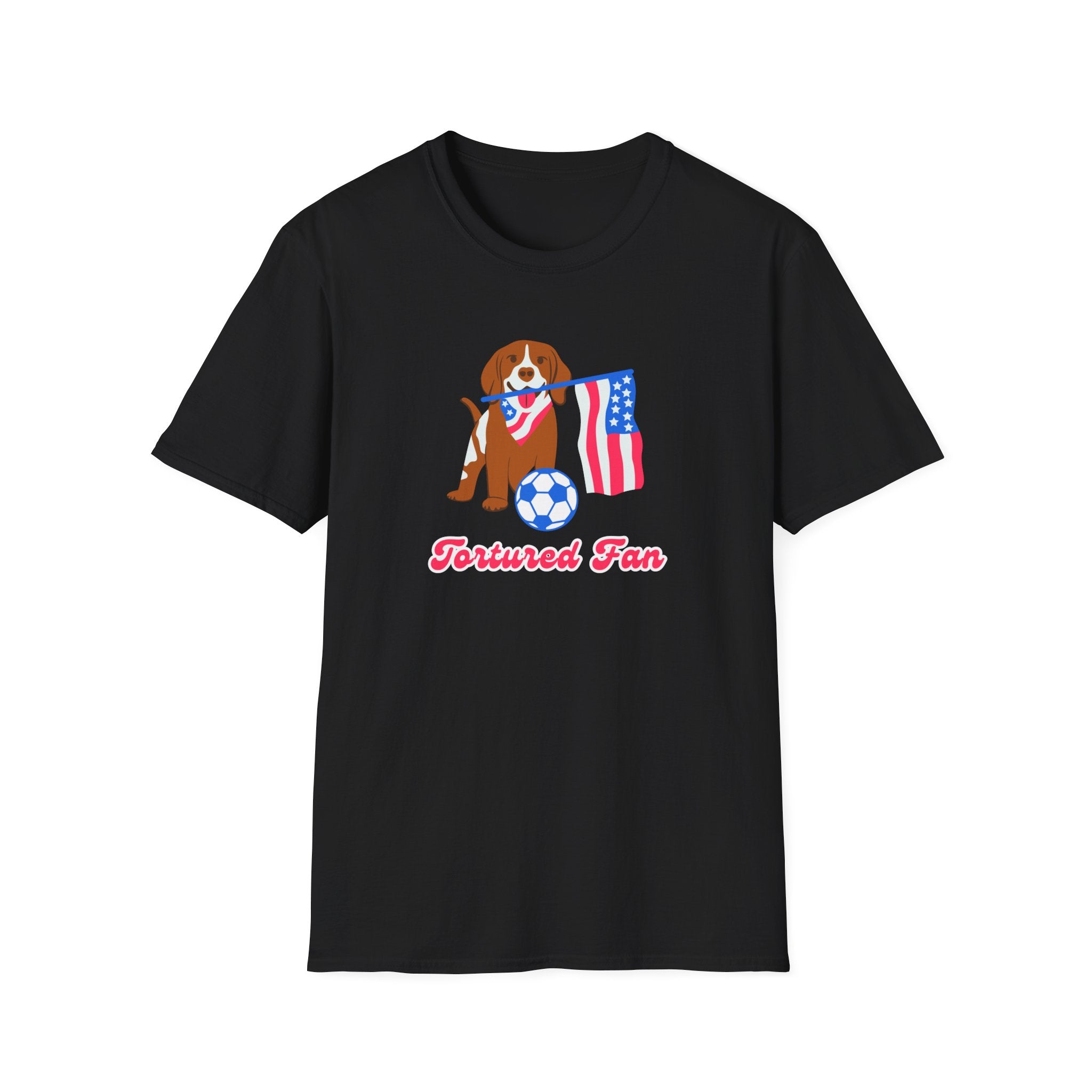 American Dog Tortured Fan T-Shirt