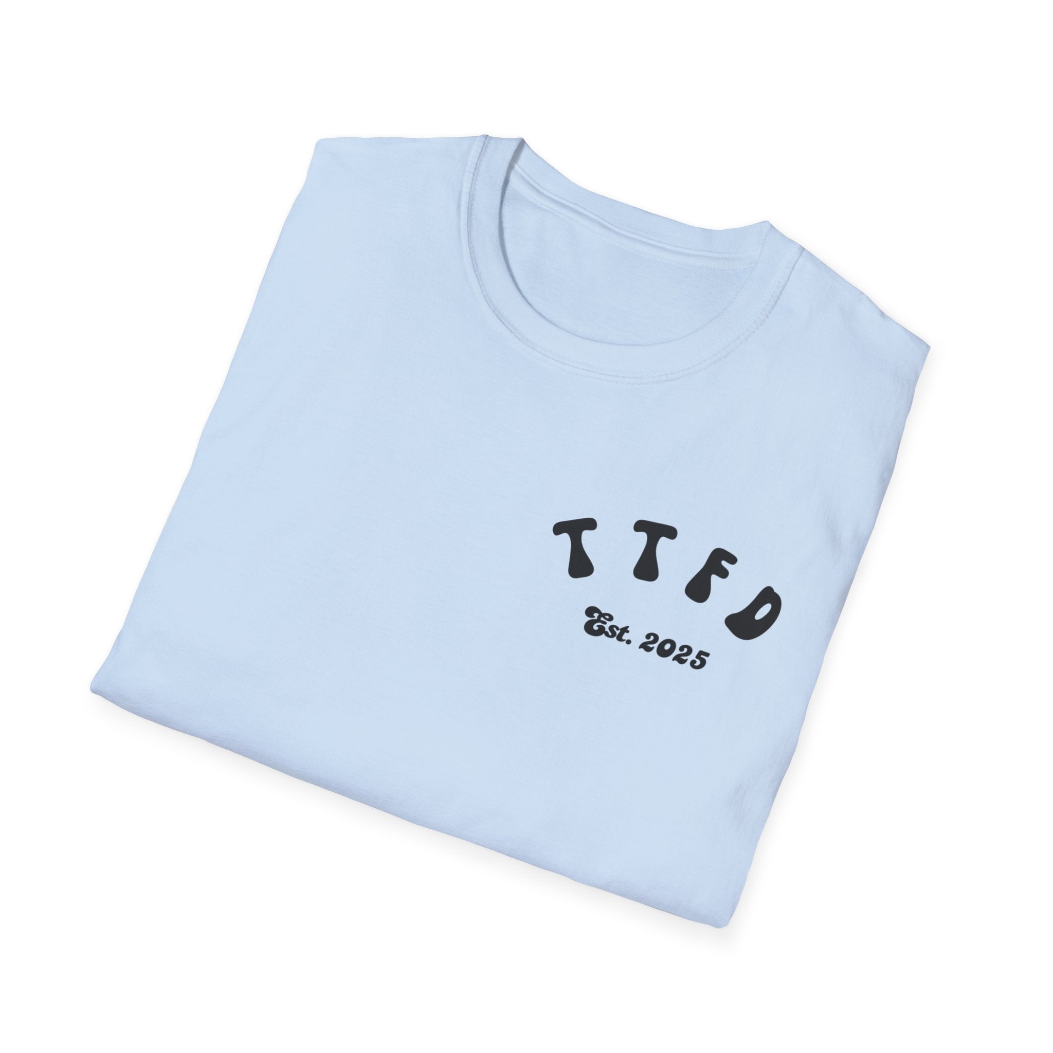 Unisex Softstyle T-Shirt with Retro Podcast Design, Perfect for Fans, Gift for Podcast Lovers, Casual Wear, Unique Tee, Comfort Fashion