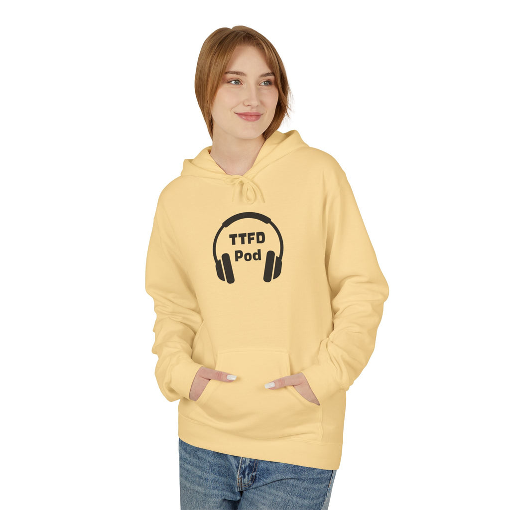 Midweight Fleece Hoodie (Headphone Logo)