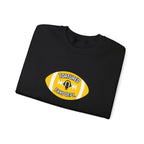 Tortured Fans Dept. Football Crewneck Sweatshirt (Yellow Logo)