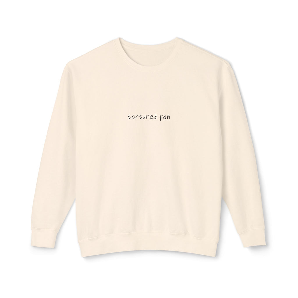 Minimalist "Saturated Fan" Crewneck Sweatshirt