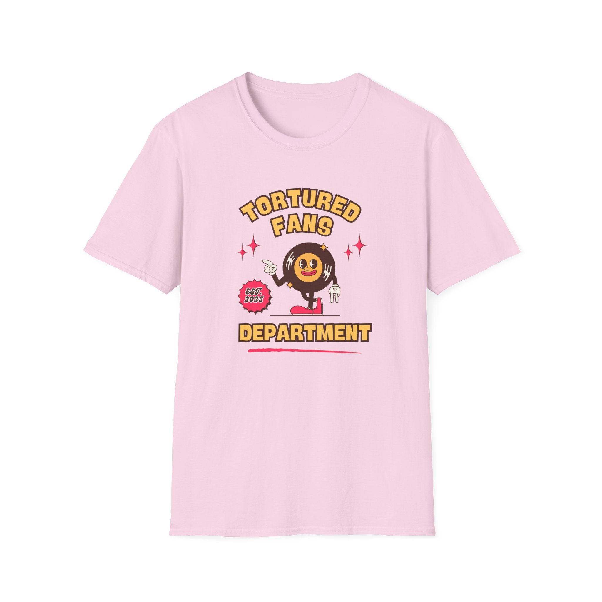 T-Shirt — "Tortured Fans Department" Retro Vinyl Tee