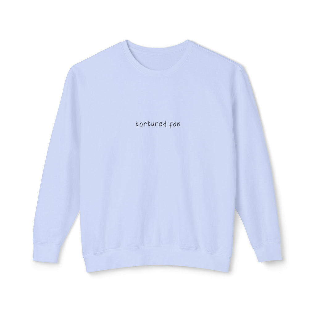 Minimalist "Saturated Fan" Crewneck Sweatshirt