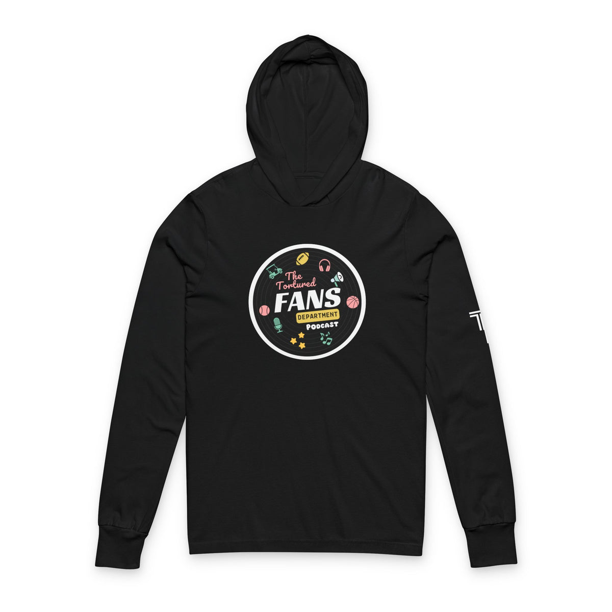 Lightweight Hooded Tee (Podcast Logo)