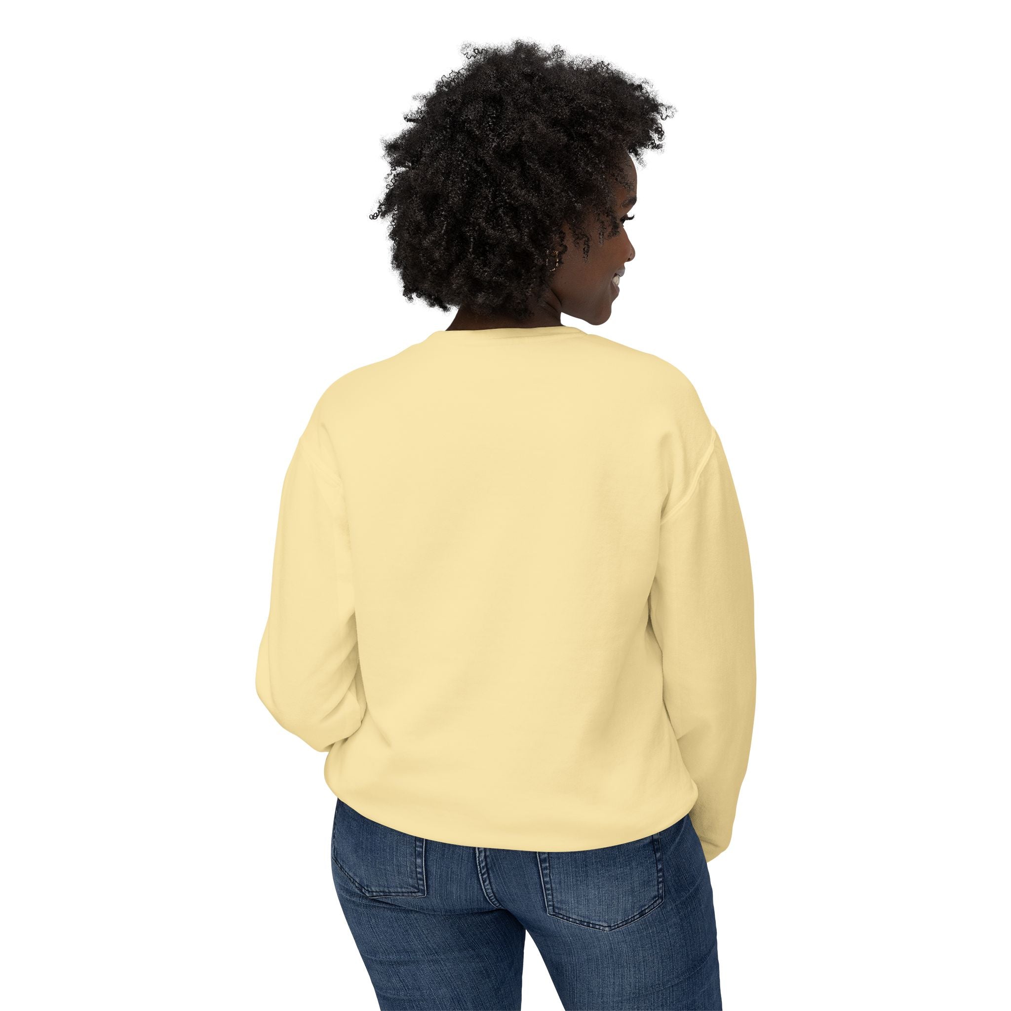 Minimalist "Saturated Fan" Crewneck Sweatshirt