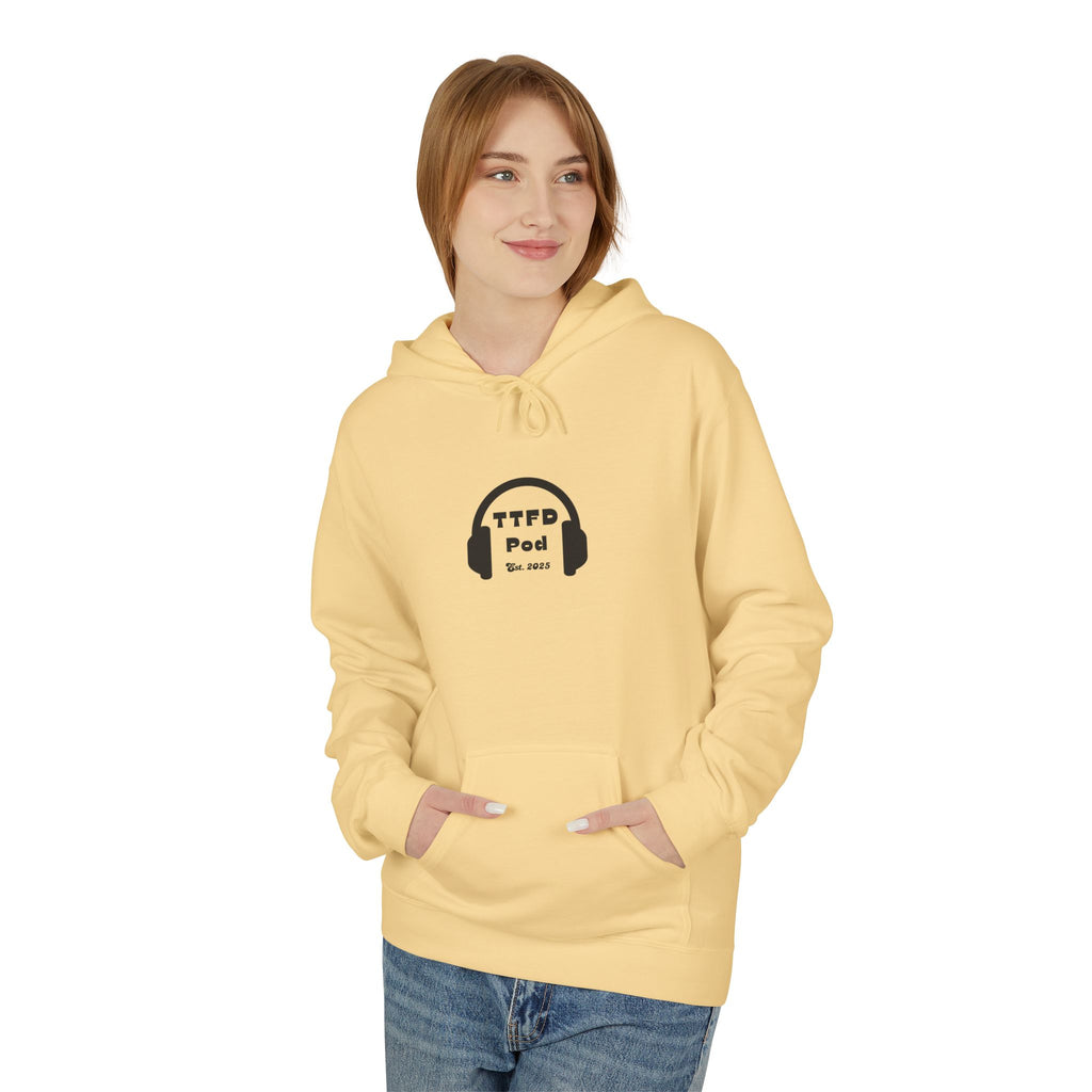 Headphone Graphic Fleece Hoodie (Unisex)