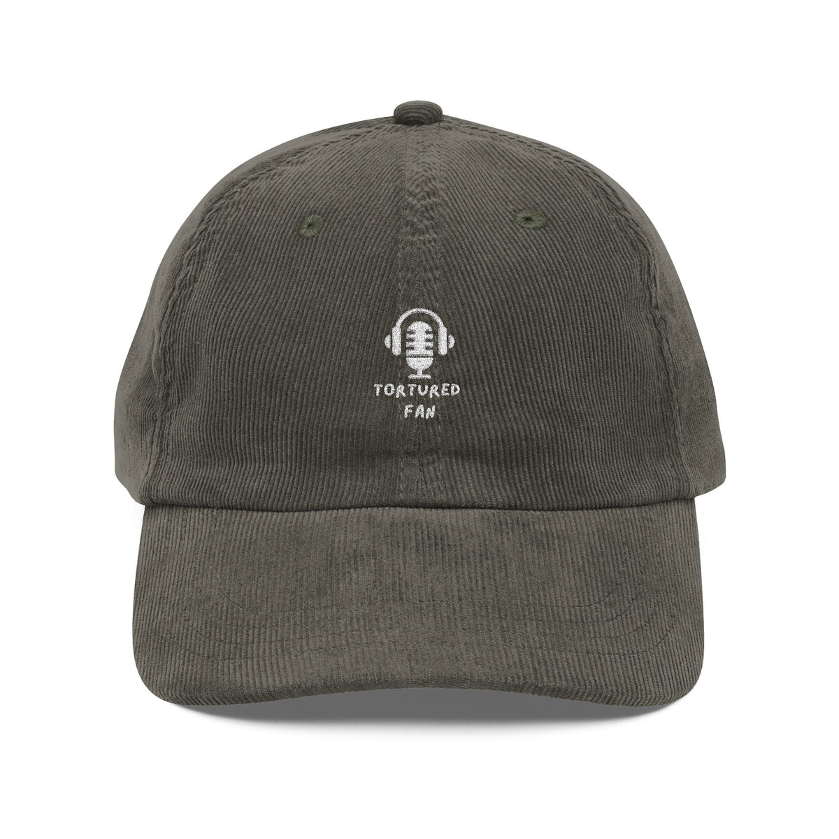 Corduroy Dad Hat — Embroidered Vintage Icon Cap