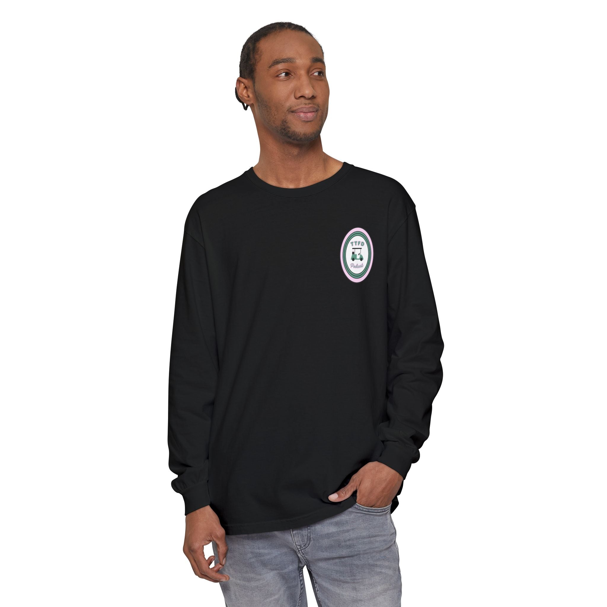 TTFD Podcast Golf Long-Sleeve Tee