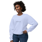 Minimalist "Saturated Fan" Crewneck Sweatshirt