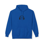 Headphone Graphic Fleece Hoodie (Unisex)