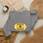 Tortured Fans Dept. Football Crewneck Sweatshirt (Yellow Logo)