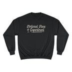 Champion Sweatshirt — Tortured Fans Department Script Crewneck