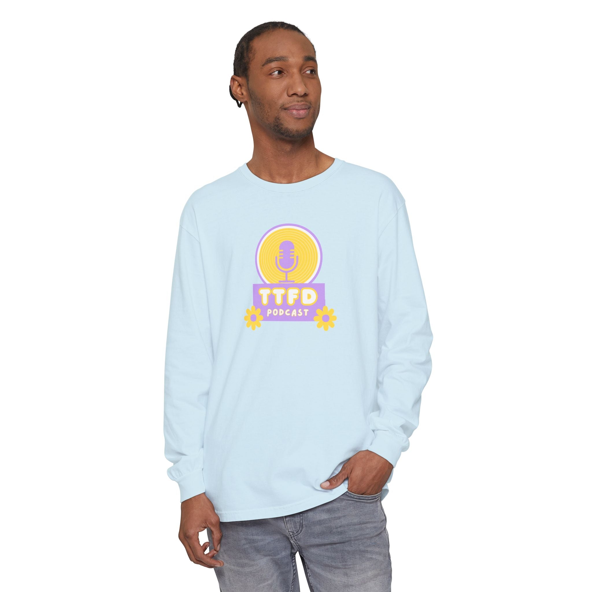 TTFD Floral Mic Long-Sleeve Tee
