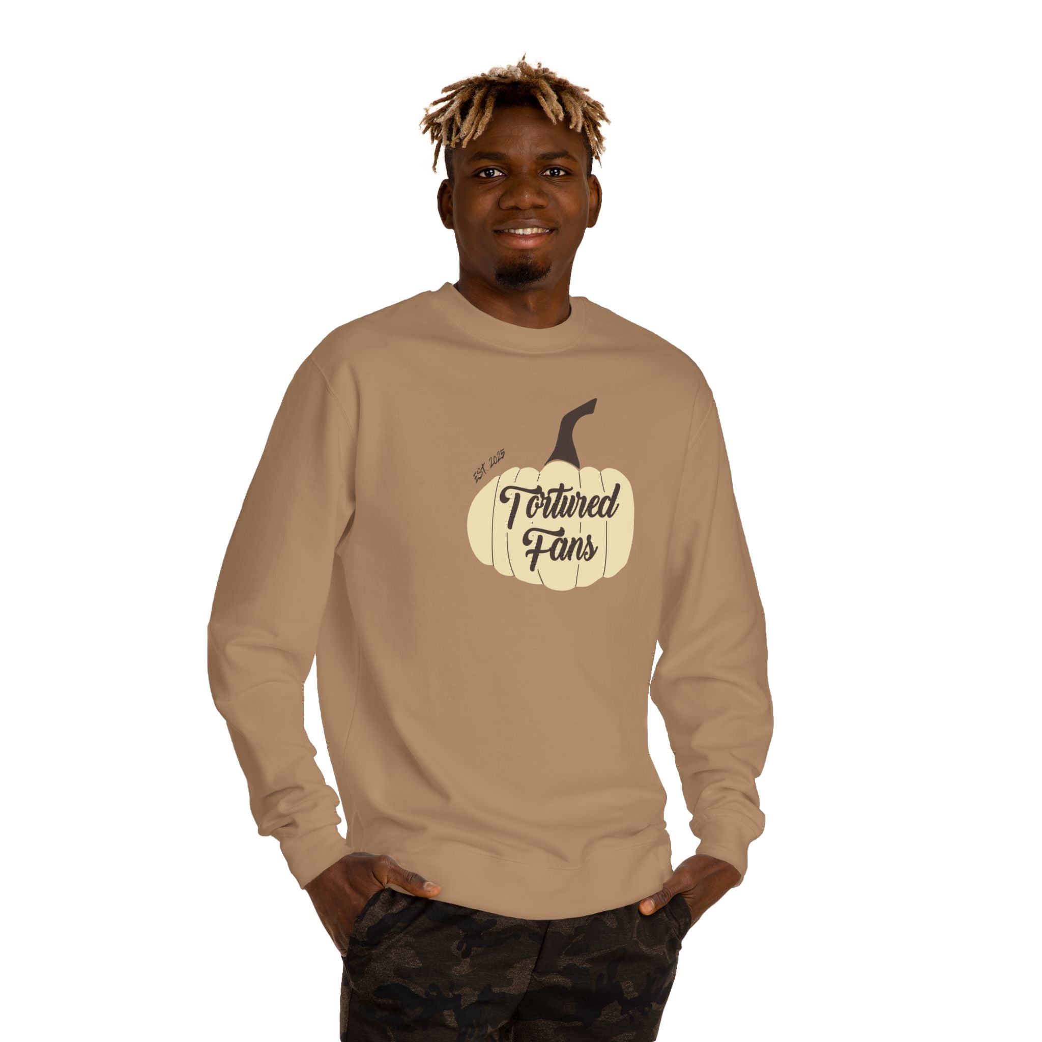 Autumn Pumpkin Sweatshirt - Cozy Fall Apparel, Seasonal Gift, Unisex Crew Neck, Halloween Wear, Pumpkin Spice Lover