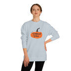 Autumn Pumpkin Sweatshirt - Cozy Fall Apparel, Seasonal Gift, Unisex Crew Neck, Halloween Wear, Pumpkin Spice Lover
