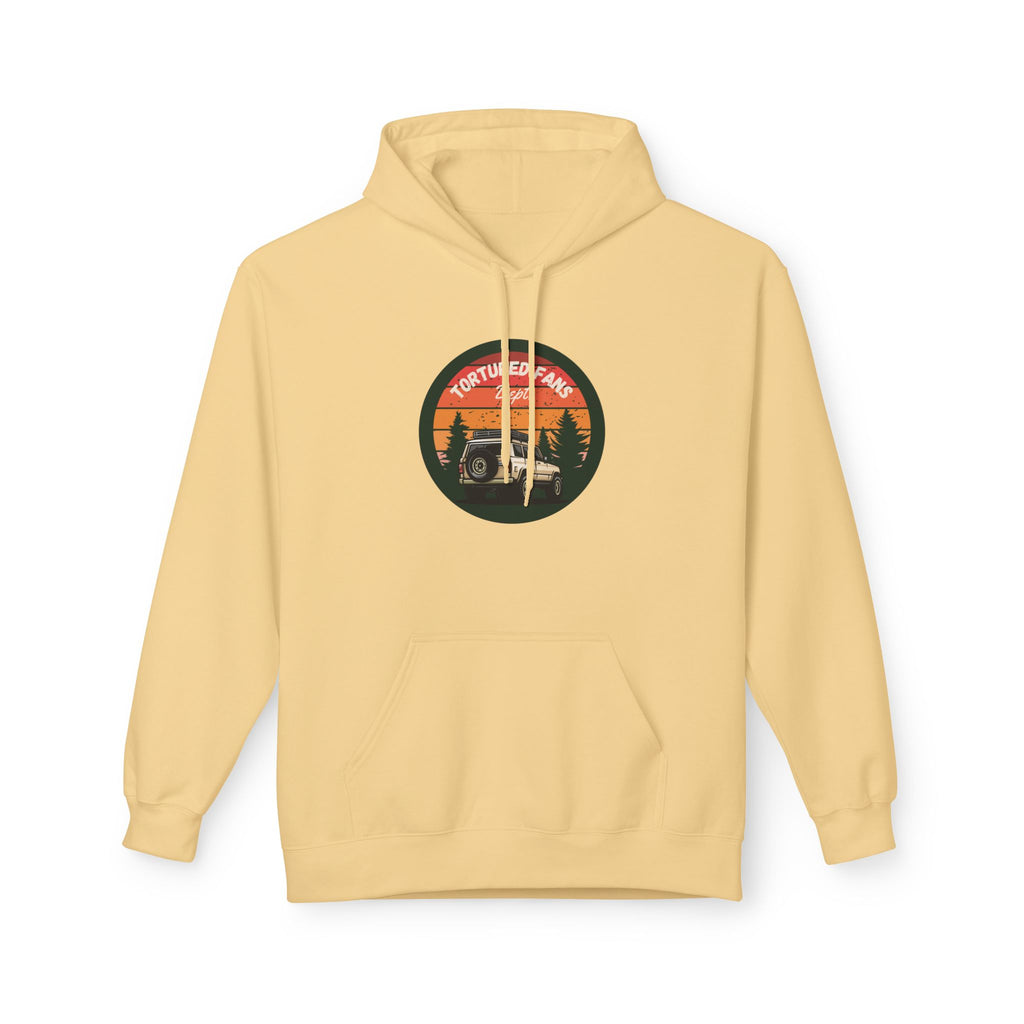 Adventure Jeep Hoodie – "I Don't Need Therapy, I Just Need My Jeep" Vintage Sunset