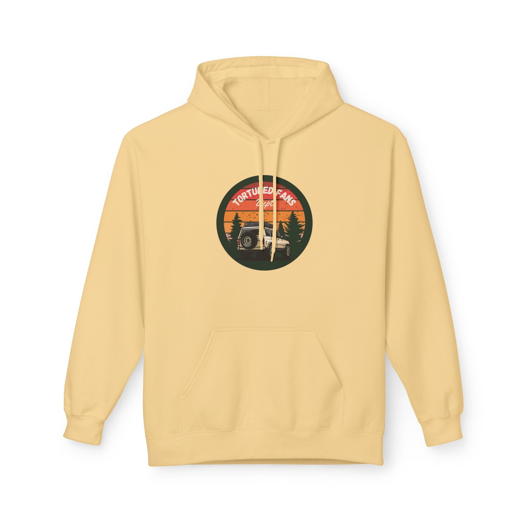 Adventure Jeep Hoodie – "I Don't Need Therapy, I Just Need My Jeep" Vintage Sunset