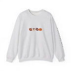 Fall Leaves & Pumpkins Crewneck Sweatshirt — Autumn Graphic Pullover