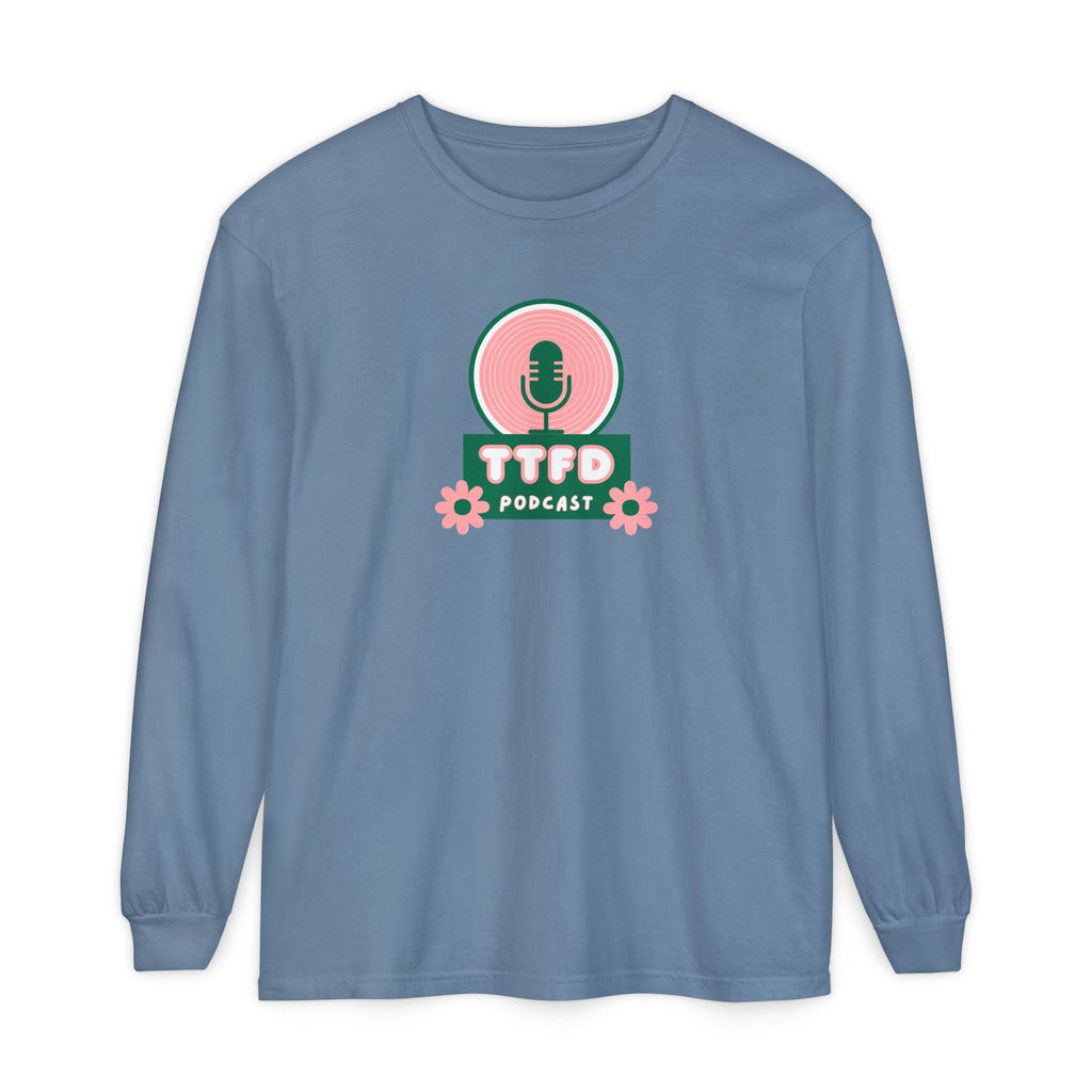 TTFD Floral Mic Long-Sleeve Tee