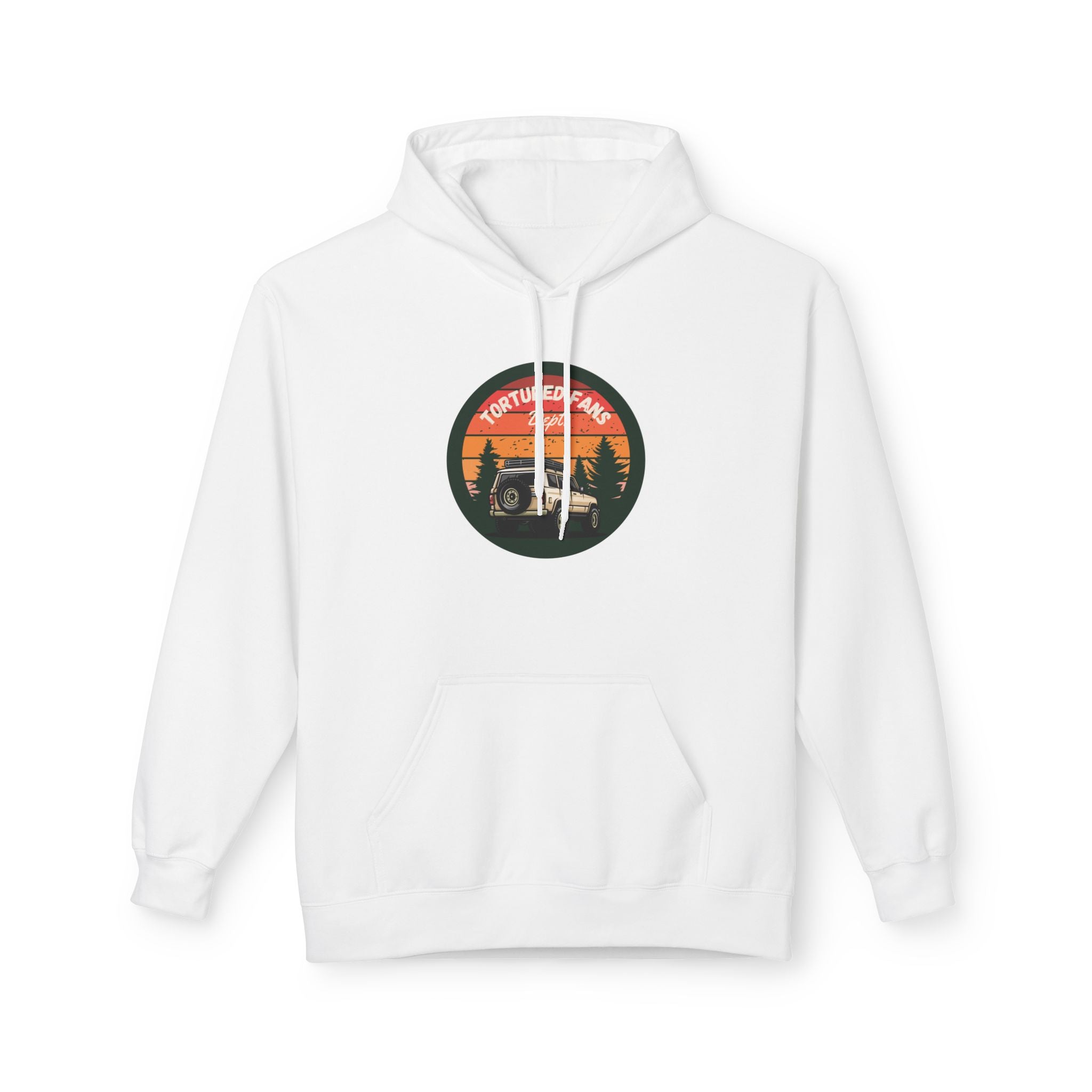 Adventure Jeep Hoodie – "I Don't Need Therapy, I Just Need My Jeep" Vintage Sunset