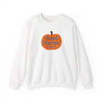 Crewneck Sweatshirt — Pumpkin "Tortured Fan" Halloween Graphic