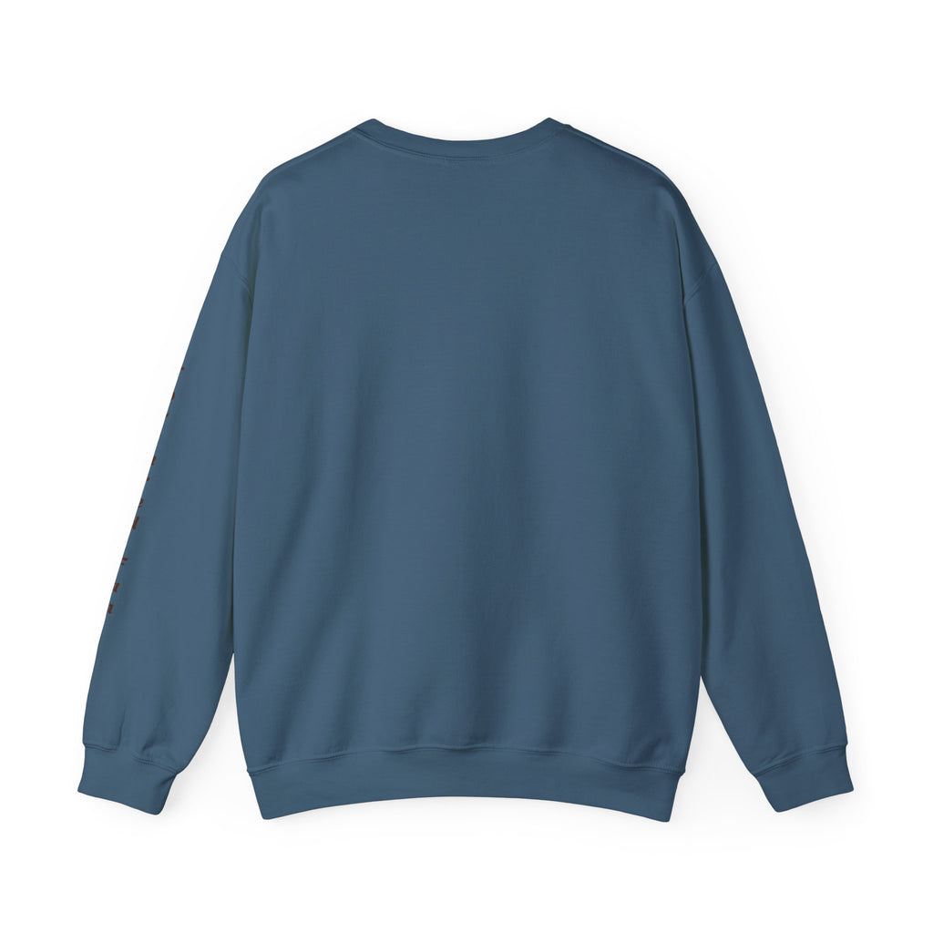 Fall Leaves & Pumpkins Crewneck Sweatshirt — Autumn Graphic Pullover