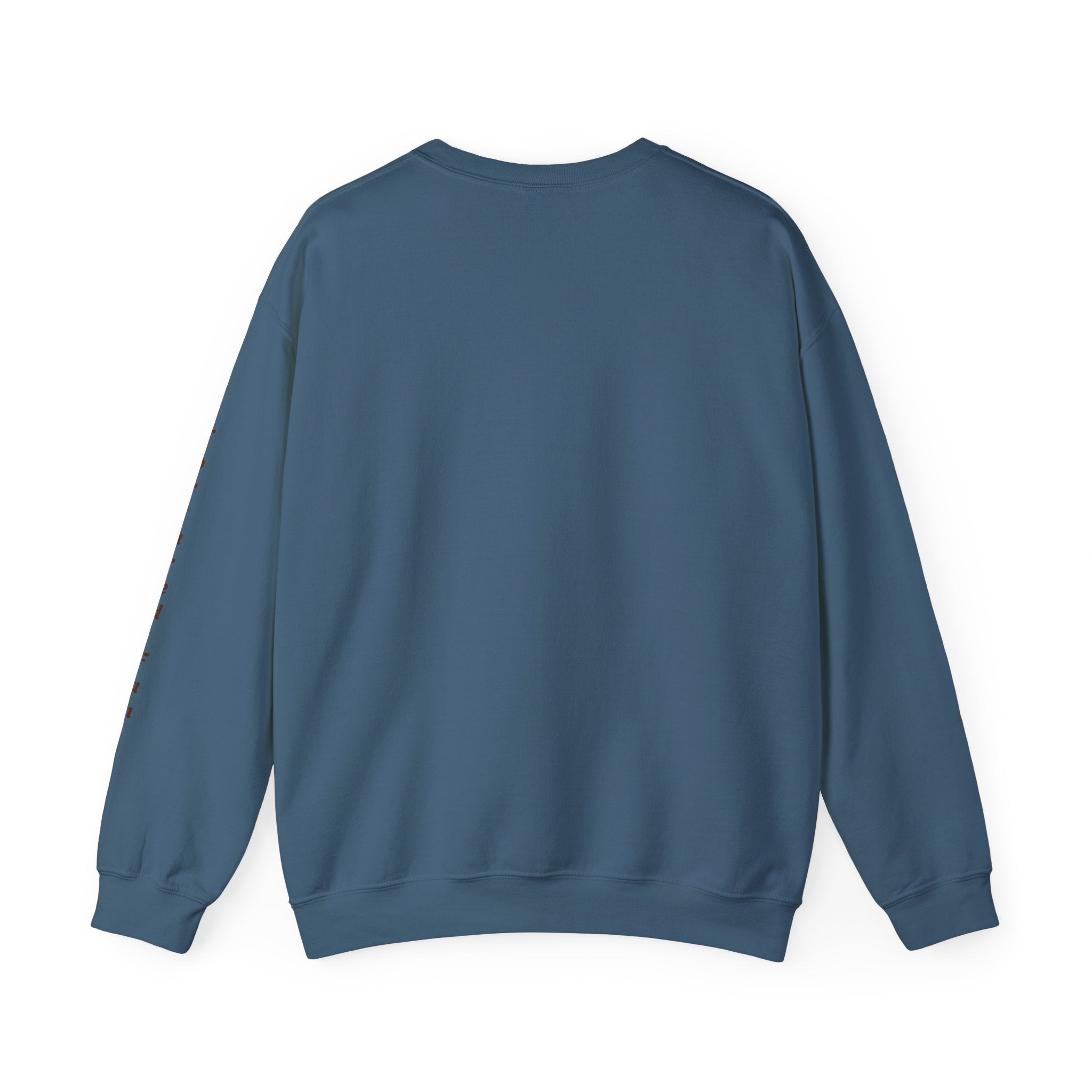 Fall Leaves & Pumpkins Crewneck Sweatshirt — Autumn Graphic Pullover