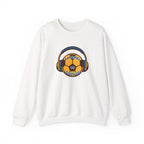 Crewneck Sweatshirt — 'Friends on Football' Headphones Logo