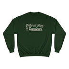 Champion Sweatshirt — Tortured Fans Department Script Crewneck